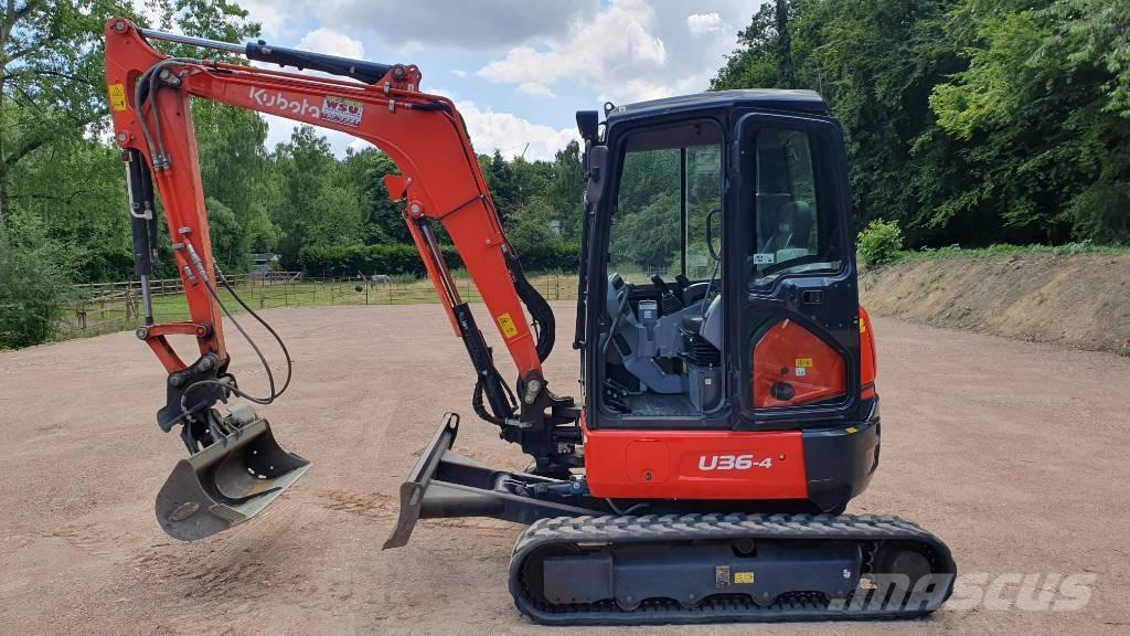 Kubota U 36-4 Mini kotrók < 7t