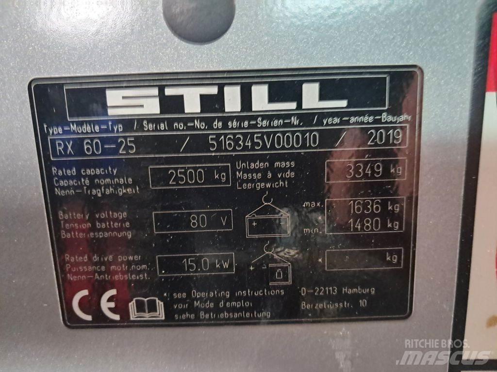 Still RX60-25 Elektromos targoncák