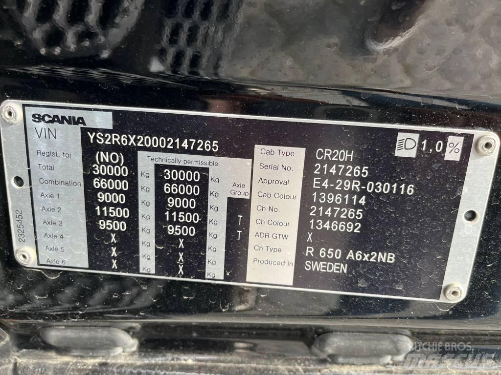 Scania R 650 Nyergesvontatók