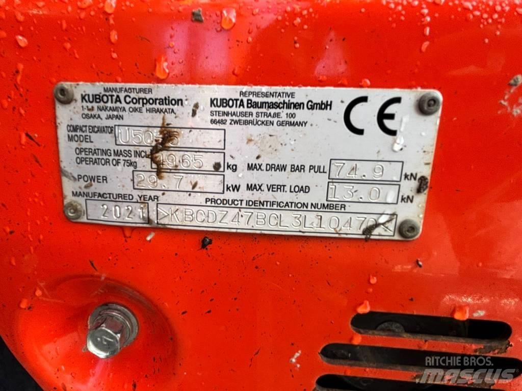 Kubota U 50 Mini kotrók < 7t