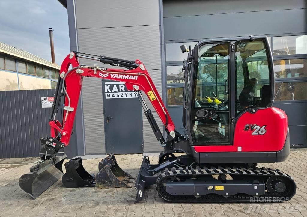Yanmar SV 26 Mini kotrók < 7t