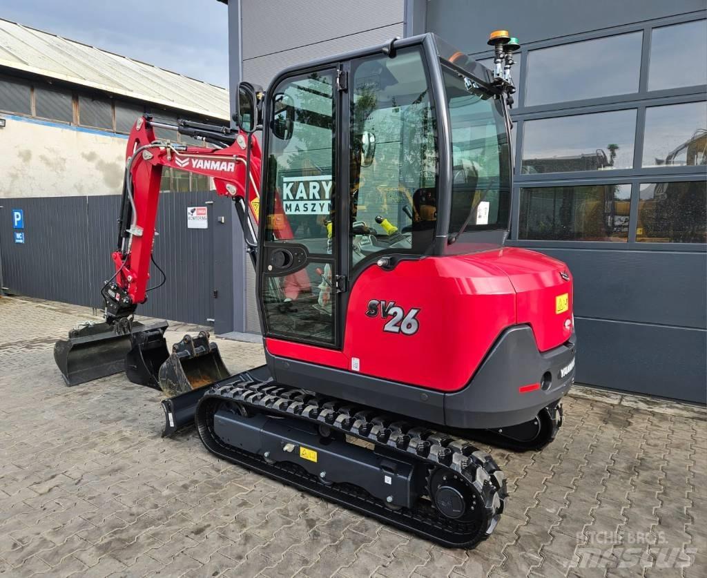 Yanmar SV 26 Mini kotrók < 7t