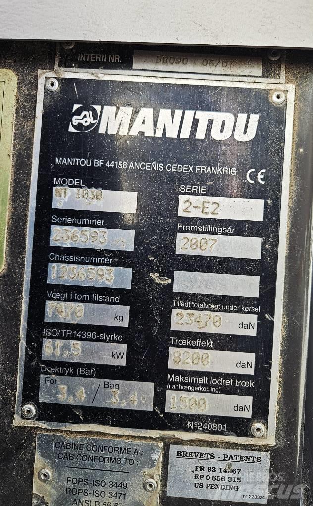 Manitou 1030 Teleszkópos rakodók