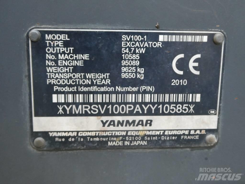 Yanmar SV 100-1 Közepes (midi) kotrók 7 t - 12 t