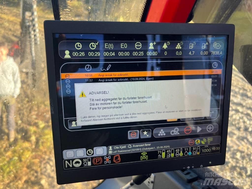 Komatsu 901XC Betakarítók