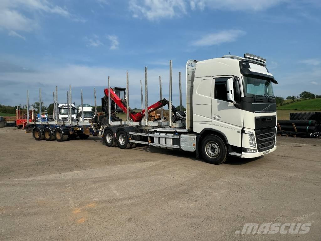Volvo FH 540 Timber Rönkszállító teherautók