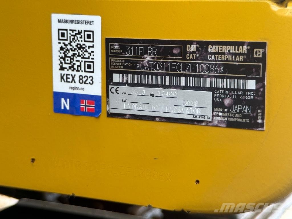 CAT 311 F LRR Lánctalpas kotrók