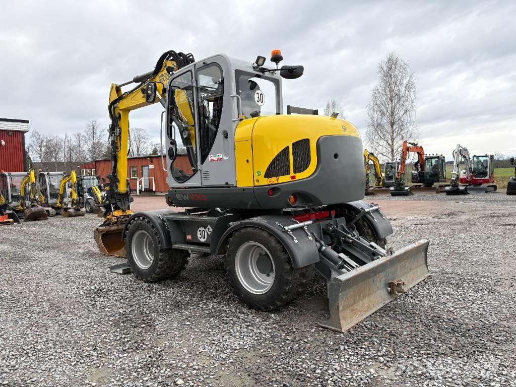 Wacker Neuson EW100 Gumikerekes kotrók