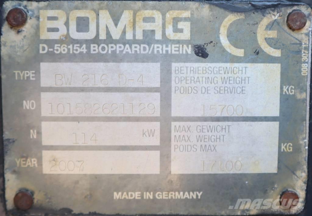 Bomag BW 216 D-4 Talajtömörítő gépek