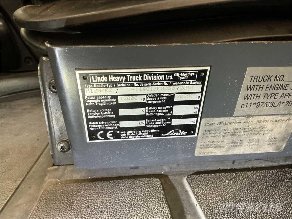 Linde H120D/1200 Dízel targoncák