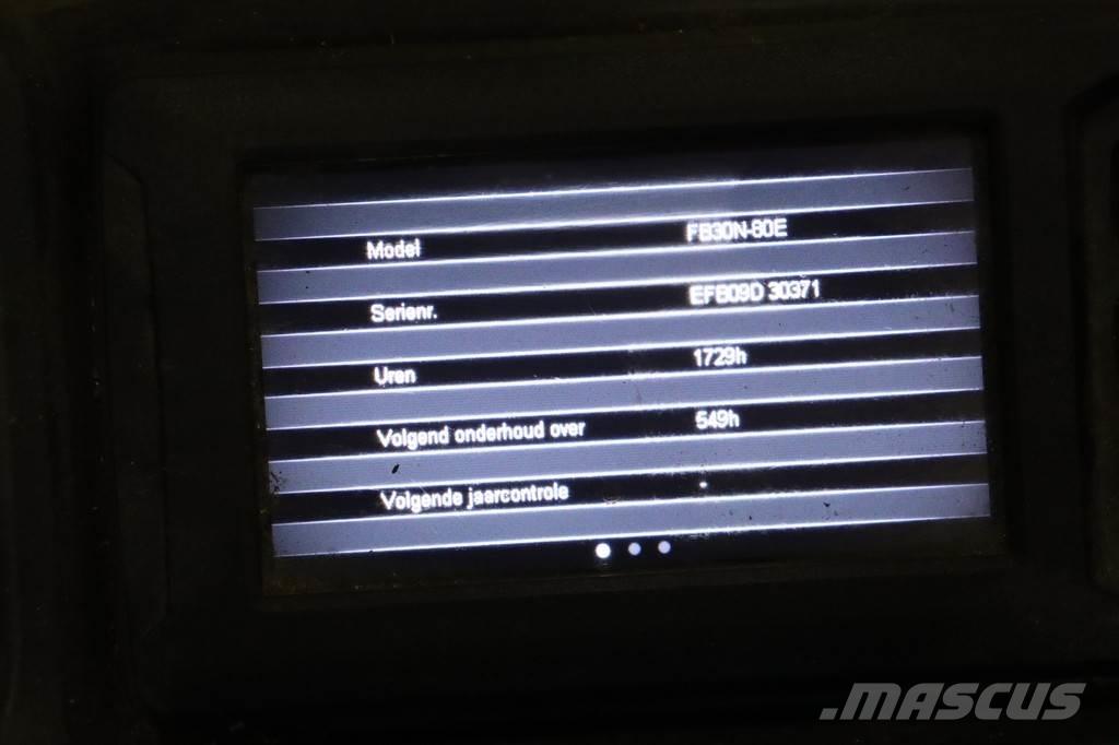 Mitsubishi FB30N Elektromos targoncák