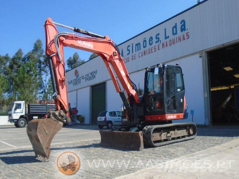 Kubota KX 080-4 Közepes (midi) kotrók 7 t - 12 t