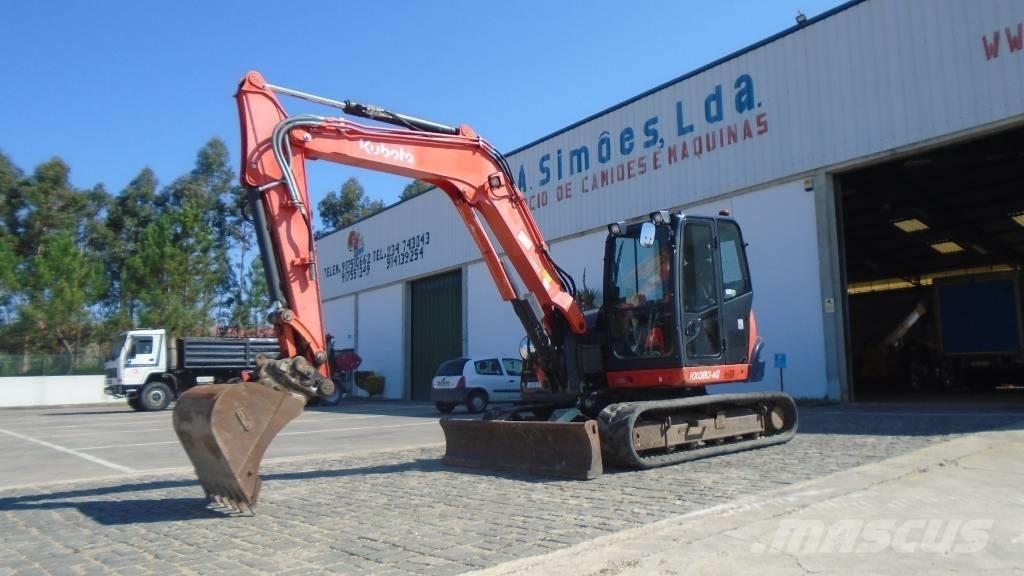 Kubota KX 080-4 Közepes (midi) kotrók 7 t - 12 t