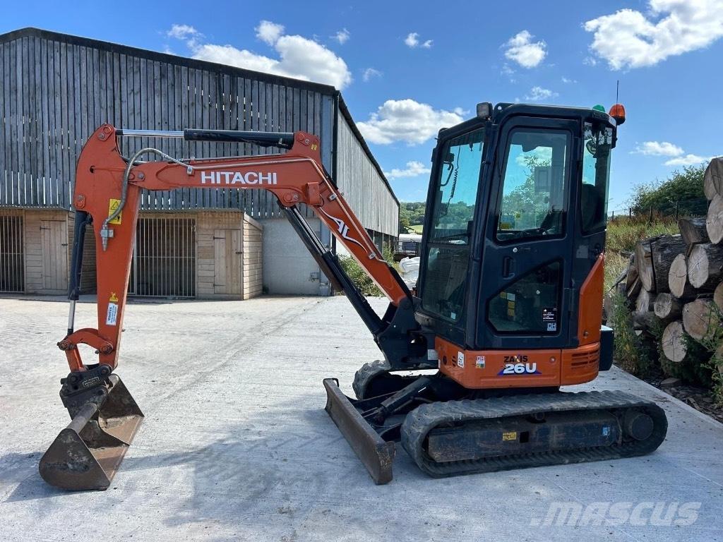 Hitachi ZX 26 U-6 Mini kotrók < 7t