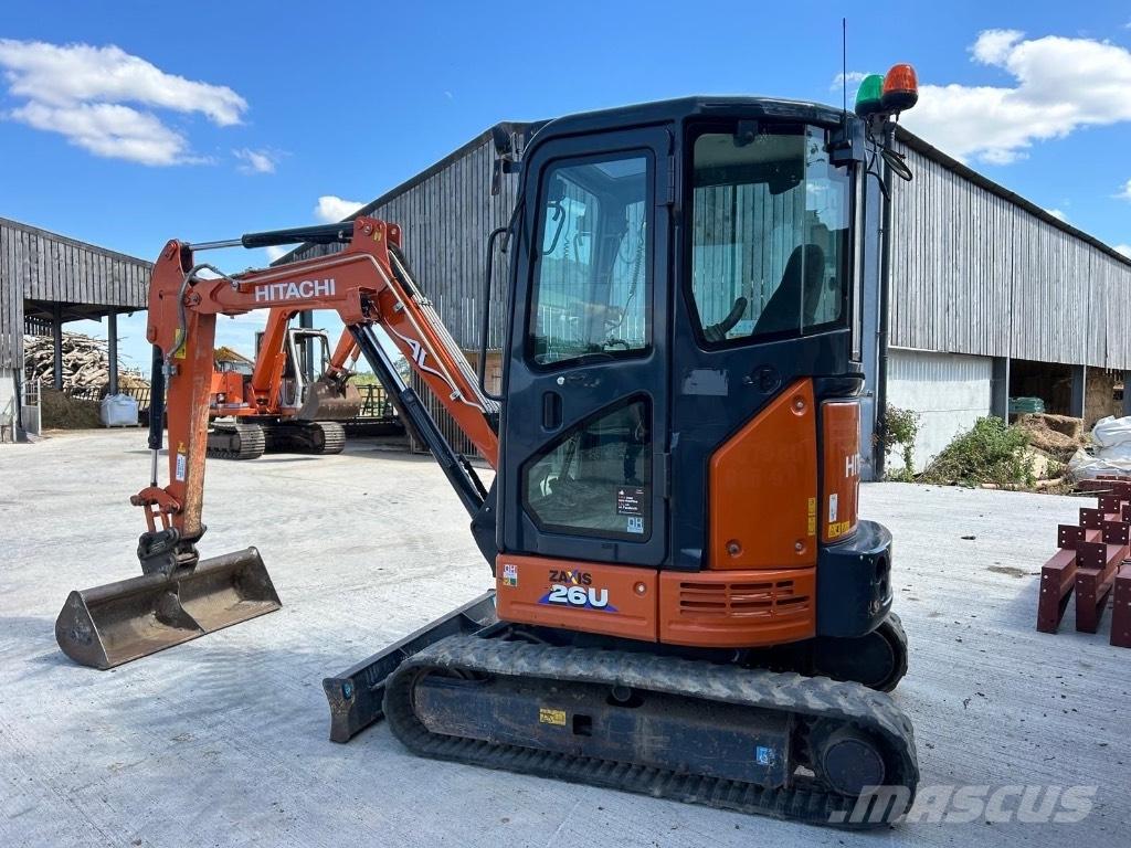 Hitachi ZX 26 U-6 Mini kotrók < 7t