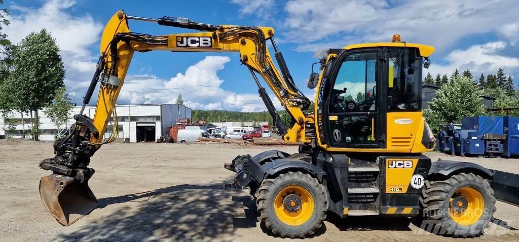 JCB Hydradig 110W Gumikerekes kotrók