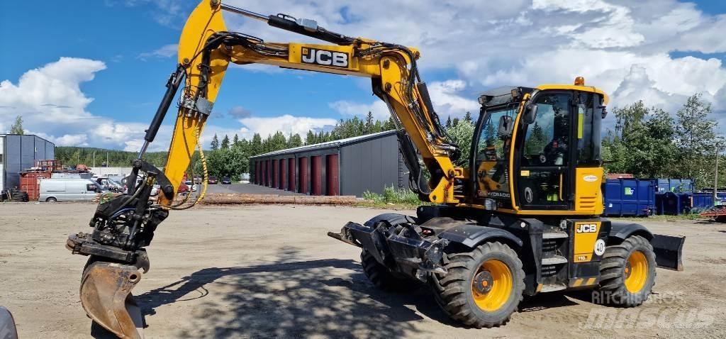 JCB Hydradig 110W Gumikerekes kotrók