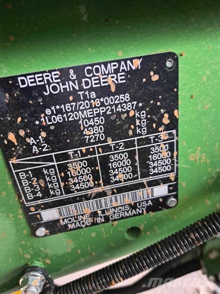 John Deere 6120 M Traktorok