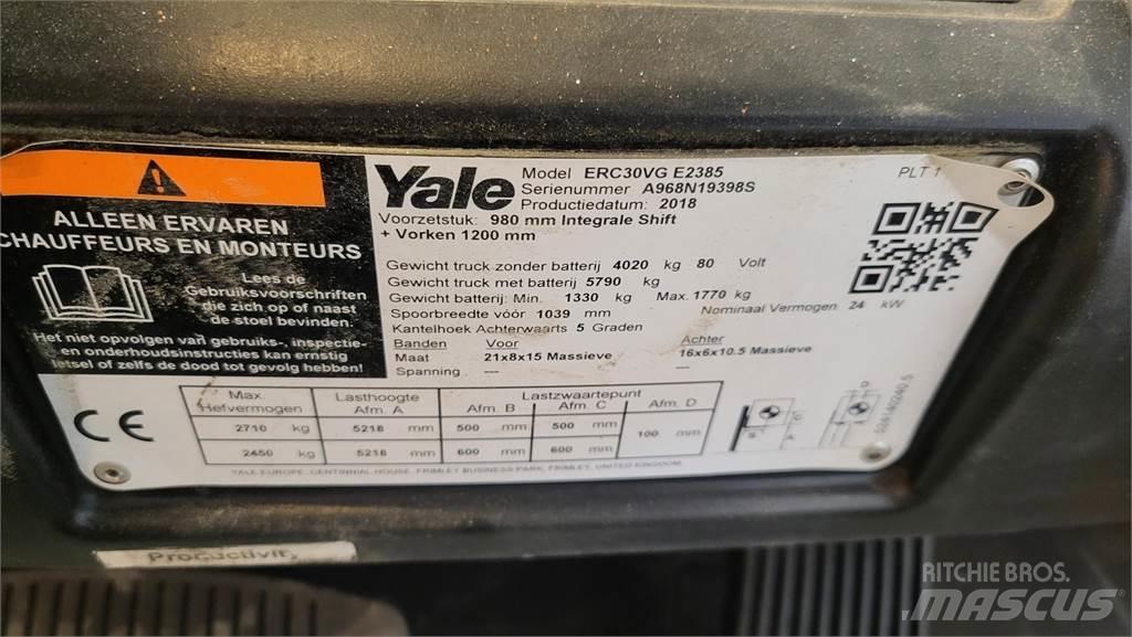 Yale ERC30VG 2018 Elektromos targoncák
