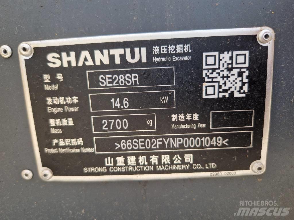 Shantui SE28SR Gumikerekes kotrók