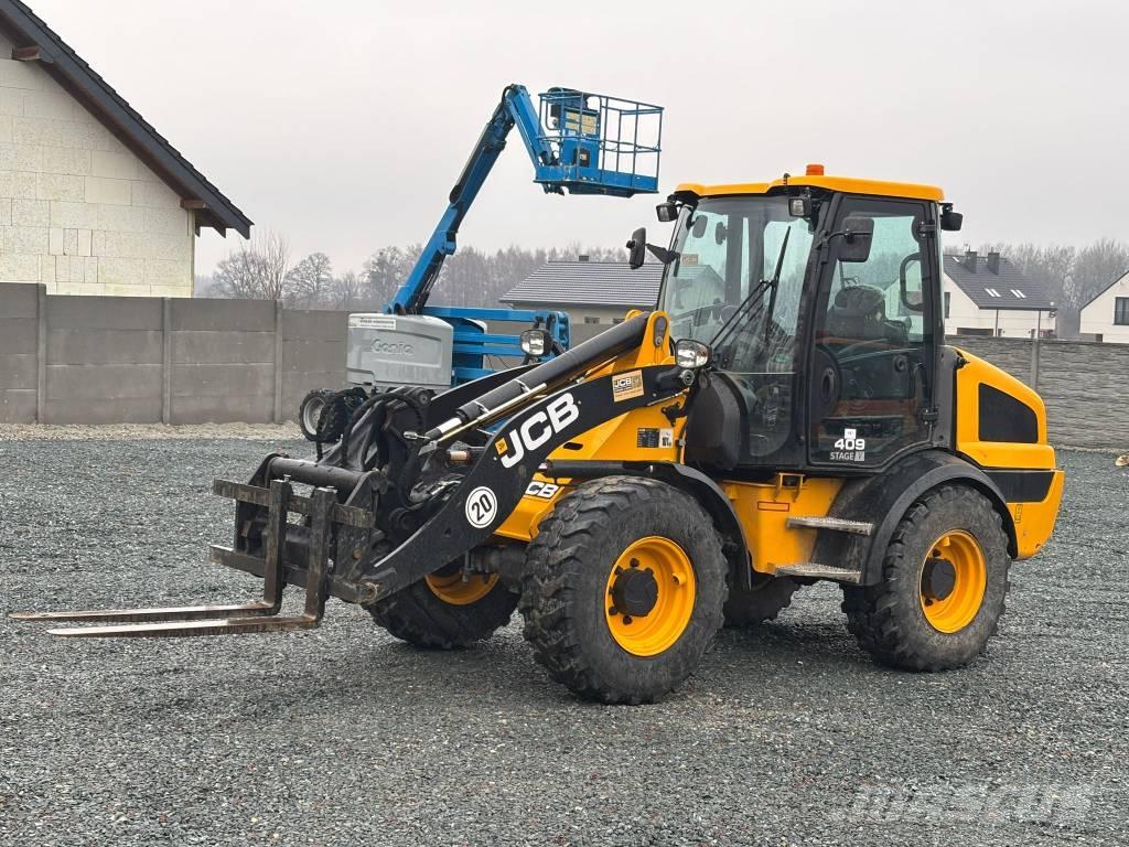 JCB 409SV Gumikerekes homlokrakodók