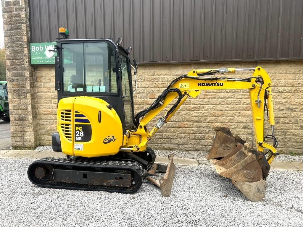 Komatsu PC26MR-3 Mini kotrók < 7t