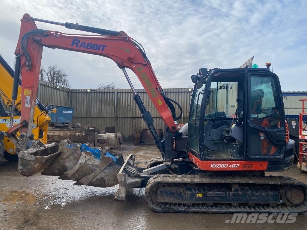 Kubota KX 080-4 Közepes (midi) kotrók 7 t - 12 t