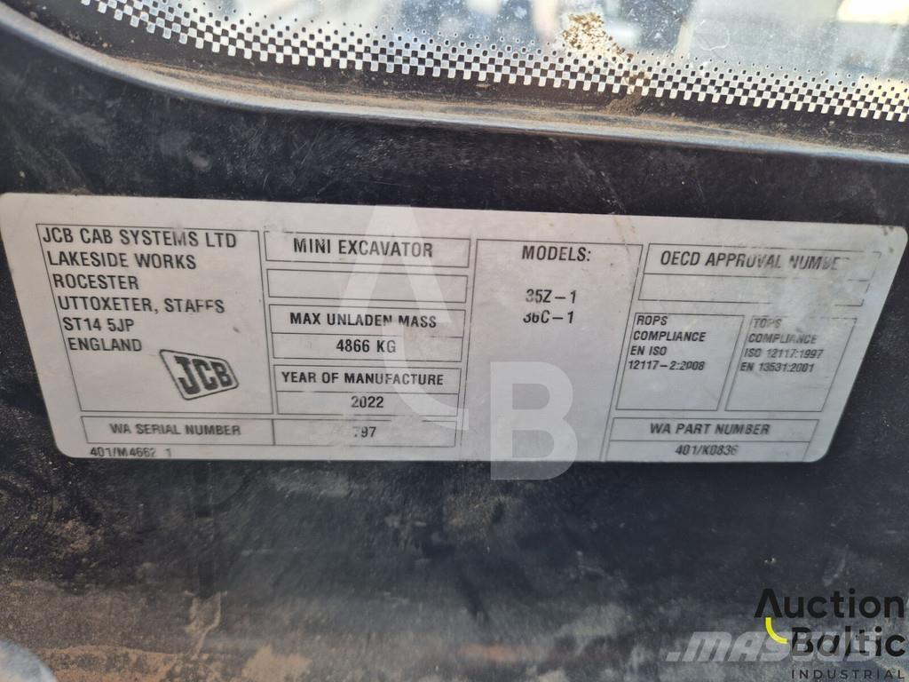 JCB 36C-1 Mini kotrók < 7t