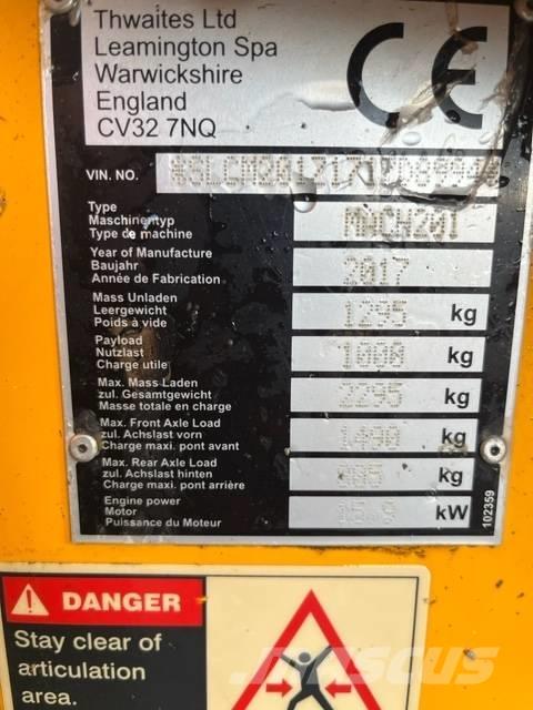 Thwaites Mach 201 Mezei dömperek