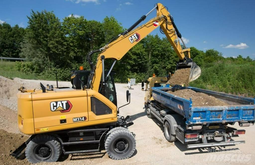 CAT M 314 UTHYRES Gumikerekes kotrók