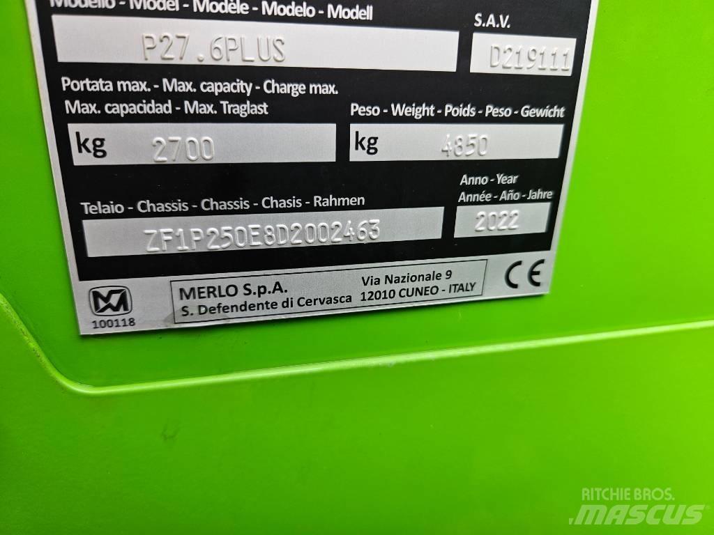 Merlo P27.6 Plus Teleszkópos rakodók