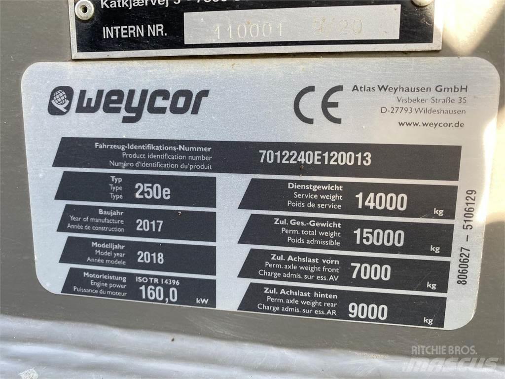 Weycor AR250E Gumikerekes homlokrakodók