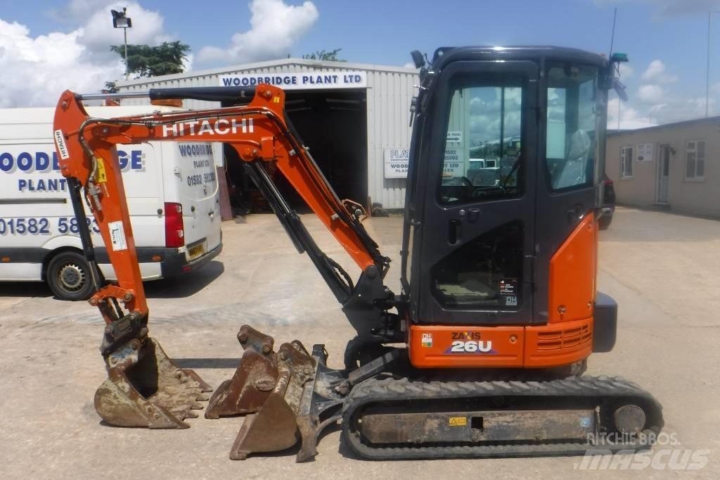Hitachi ZX 26 U-6 Mini kotrók < 7t