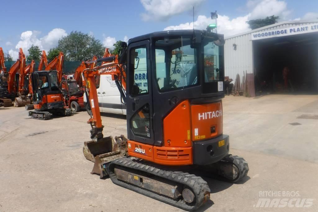 Hitachi ZX 26 U-6 Mini kotrók < 7t