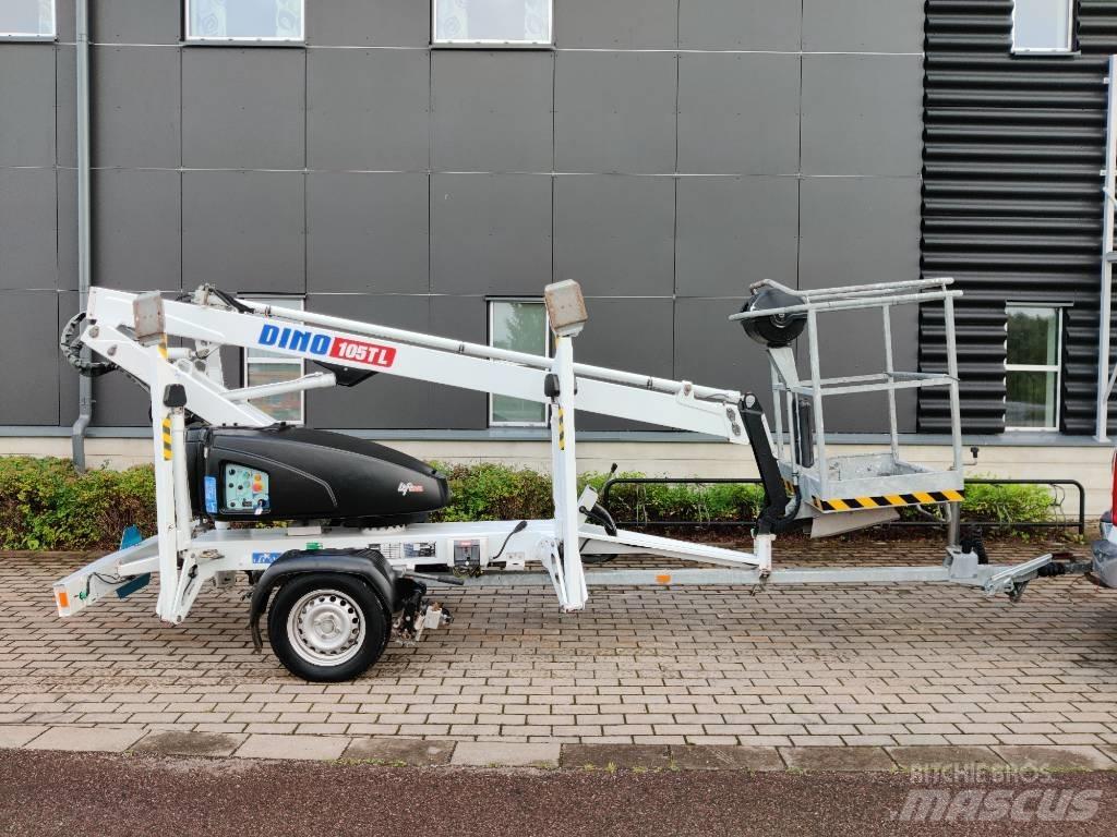 Dino 105 TL Skylift Pótkocsira szerelt emelők és állványok