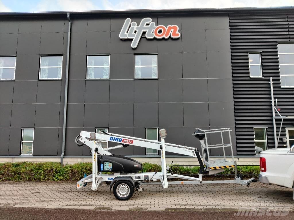Dino 105 TL Skylift Pótkocsira szerelt emelők és állványok