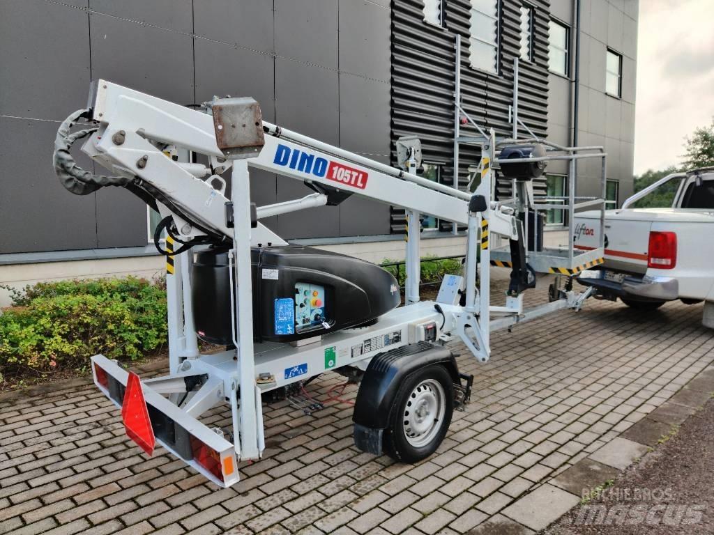 Dino 105 TL Skylift Pótkocsira szerelt emelők és állványok