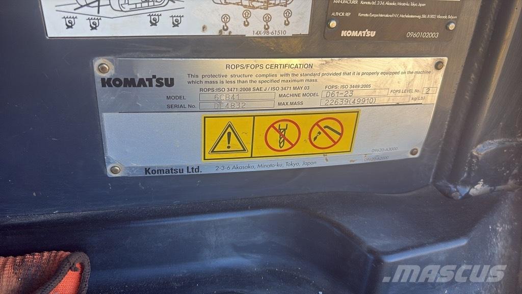 Komatsu D 61 EX-23 lánctalpas dózerek