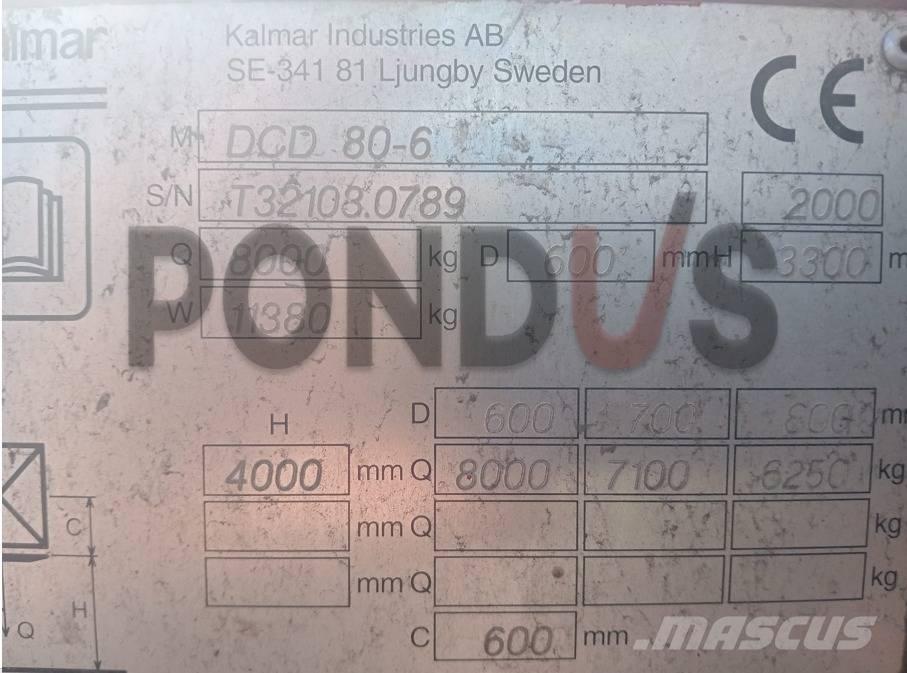 Kalmar DCD 80-6 Dízel targoncák