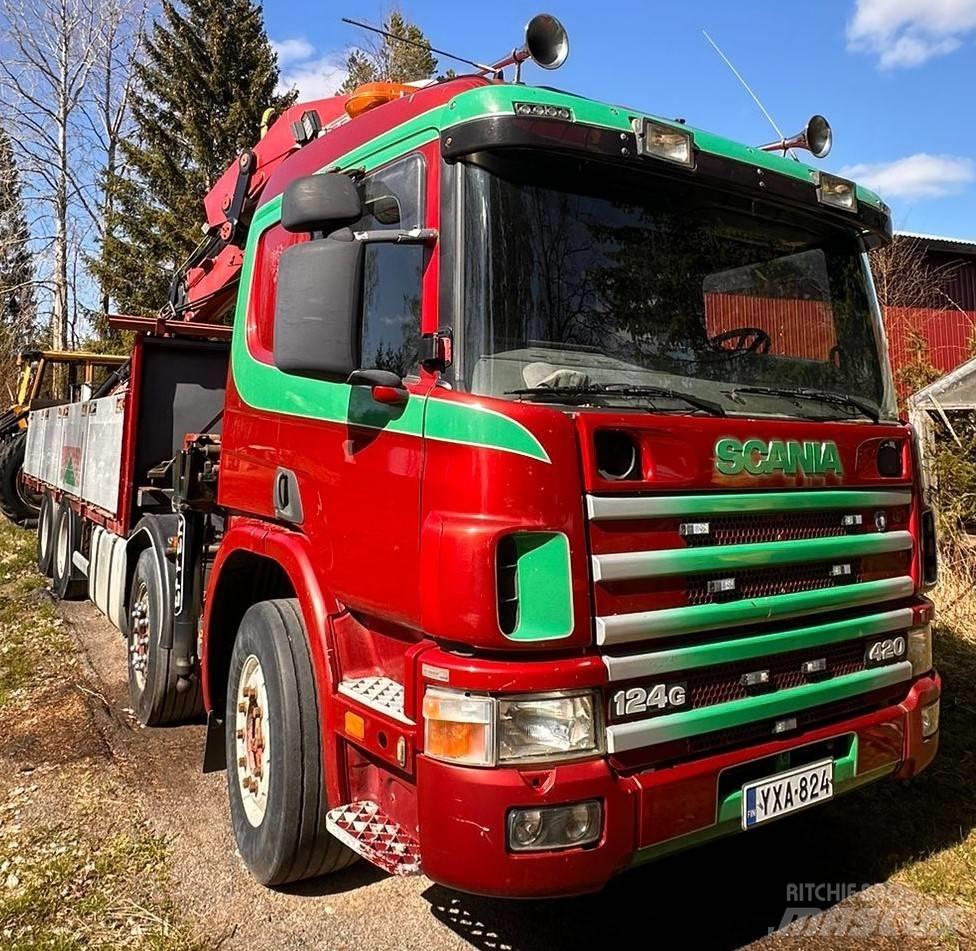 Scania P 124 GB Darus teherautók