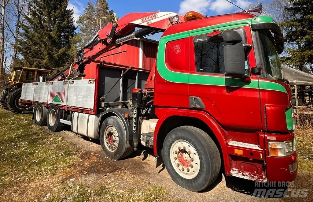 Scania P 124 GB Darus teherautók