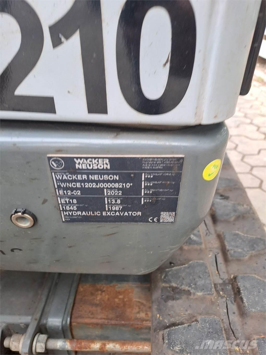 Wacker Neuson ET18 Lánctalpas kotrók