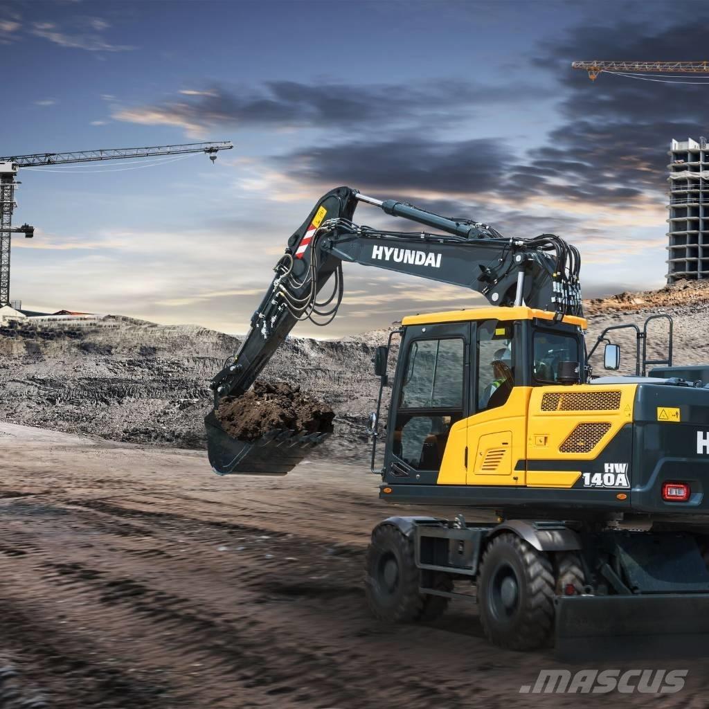 Hyundai HW140A Gumikerekes kotrók