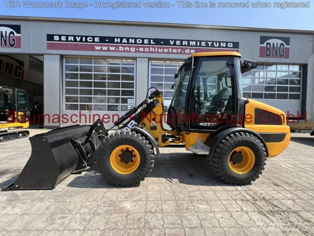 JCB 407 Klima -Demo- Gumikerekes homlokrakodók