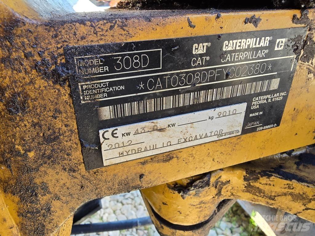 CAT 308 D Közepes (midi) kotrók 7 t - 12 t