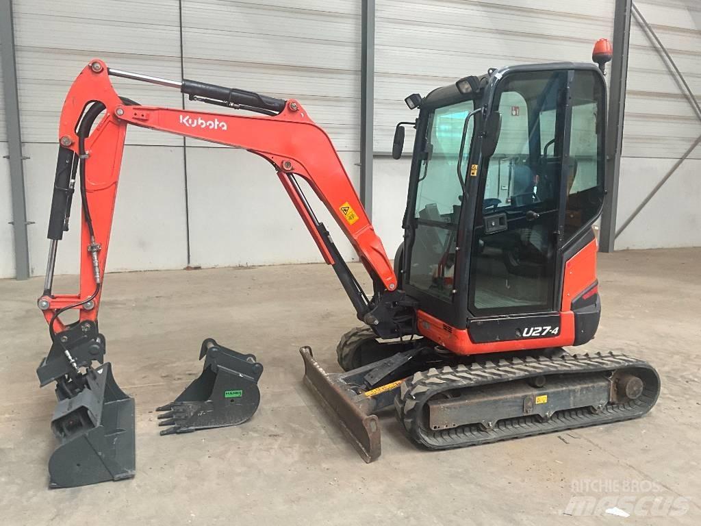 Kubota U 27-4 Mini kotrók < 7t