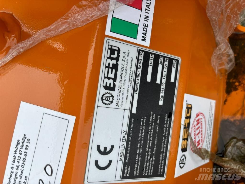 Berti EKR-S 220 Szárzúzók és fűkaszák