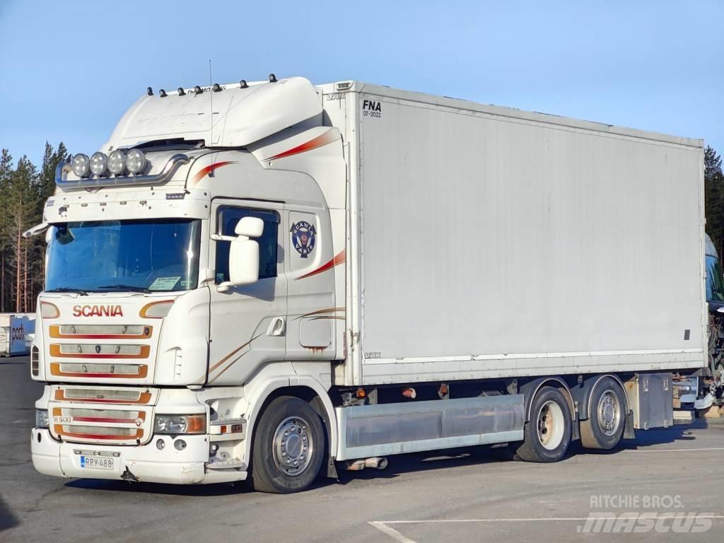 Scania R 500 Dobozos teherautók