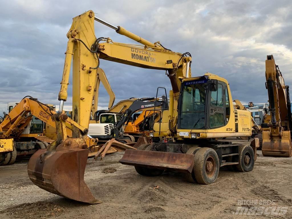 Komatsu PW 170 ES Gumikerekes kotrók