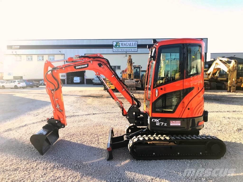 Doosan DX 27 Z Mini kotrók < 7t